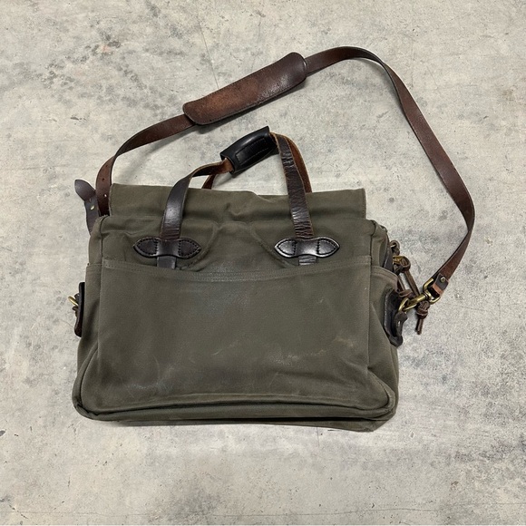 Filson Rugged Twill Computer Bag Briefcase - Picture 10 of 15